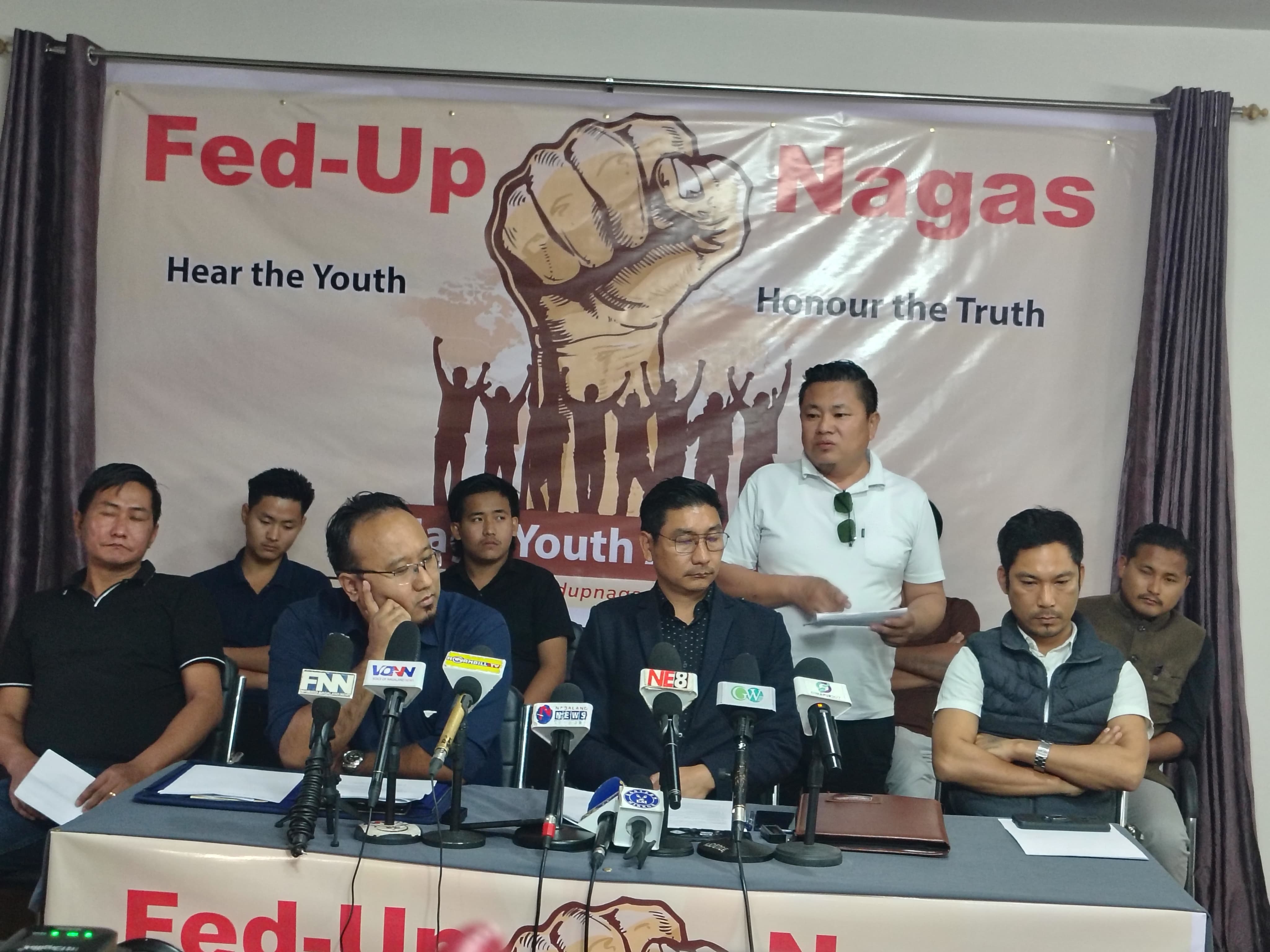 Fed Up Nagas Youth Call for Decisive Steps on Long Pending Naga Agreements